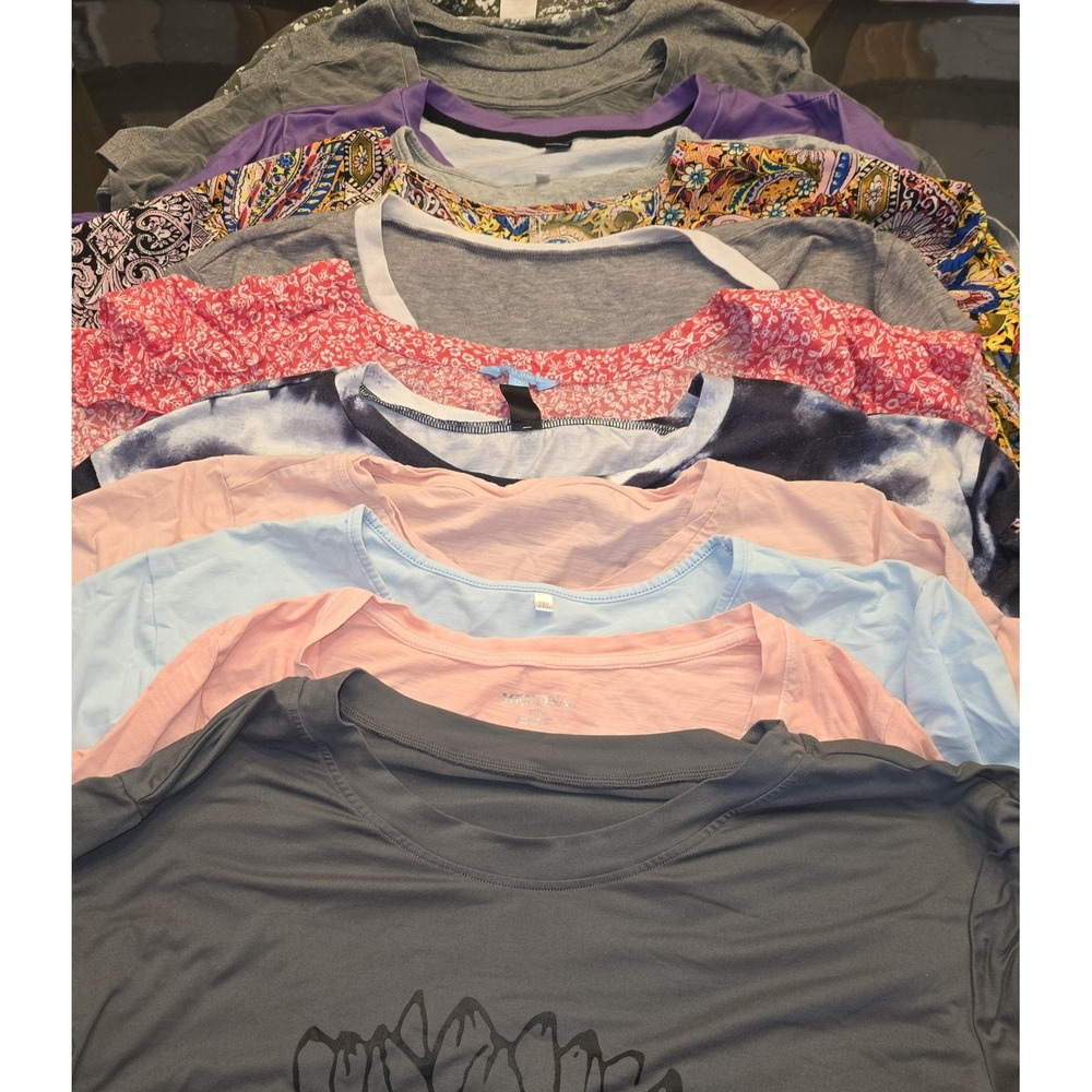 13pc Womens Short Sleeve Top Bundle 2XL Draper James Shein Merona No Boundaries